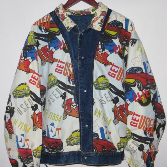 Get Used by Elie jean jacket ds vintage denim coat - Picture 11 of 11
